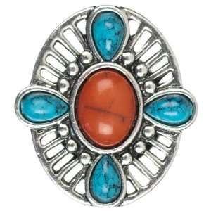  Snap In Style Metal Accent 1/Pkg Oval Cabochon: Home 
