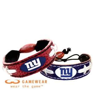  NFL Football Bracelet & New York Giants Team Color NFL Football 