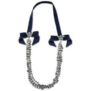   Swarovski Rhodium & Multi Crystal Blue Necklace 866927