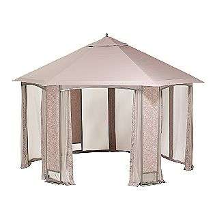 14.5 ft. Gazebo with Net, Oakbrook Collection  Garden Oasis Outdoor 