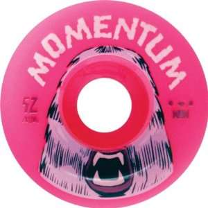  Momentum Monster Pink Skateboard Wheels   52mm 101a (Set 