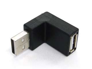 USB Typ A M/F 90 degre down Profile Right Angle Adapter  