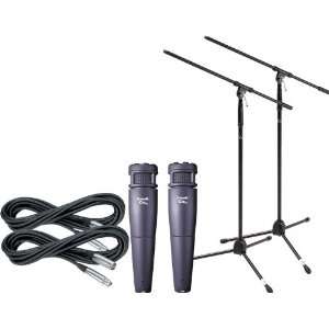  Electro Voice Cobalt 4 Two Pack with Stands & Cables 