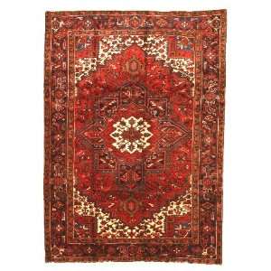    6x9 Hand Knotted HERIZ Persian Rug   67x92