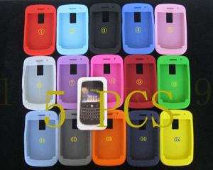 5pcs Silicone Case Skin Cover for Blackberry Bold 9000  