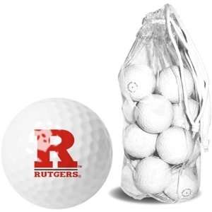  Rutgers Scarlet Knights NCAA 15 Golf Ball Clear Pack 