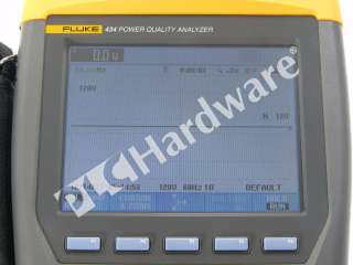 Fluke 434 Industrial 3 Phase Power Quality Analyzer 435 **Calibration 