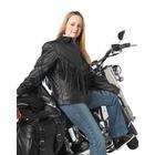 Diamond Plate Ladies Leather Moto Jacket  M