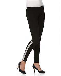 DADDY LONG LEGS BLACK LEGGINGS WITH SILVER ZIPPERS SM  