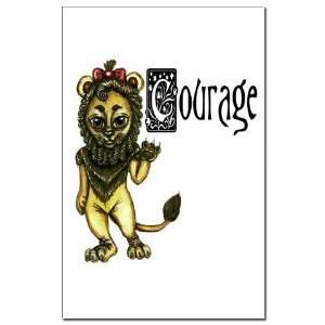  Wizard of Oz Cowardly Lion Courage Mini Poster Pri Anime 