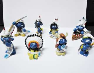 NEW 8PCS The Smurfs Action Figure Toy Set #4  