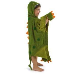 Dinosaur Towel Dry Off Stay Warm Look Cool Size 3 6 yrs  