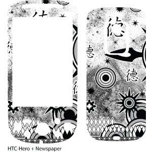  Newspaper Design Protective Skin for HTC Hero Electronics