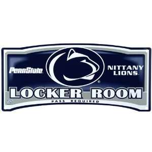   Penn State Nittany Lions Navy Blue Locker Room Sign