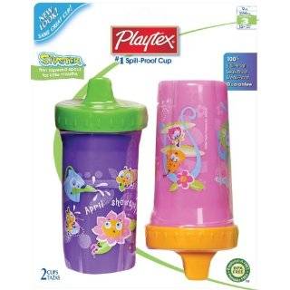    2 Playtex BPA FREE Sipster Cups Stage 2 6 oz   boy colors Baby