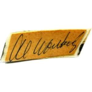  Al Worthington Autographed/Hand Signed Cut Sports 