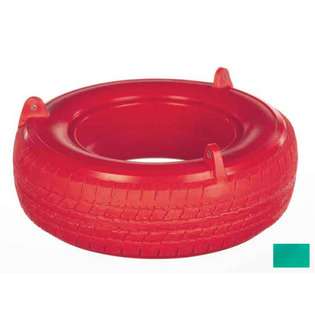 Jensen A145G Commercial Plastic Tire Swing   Green 