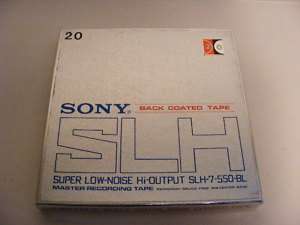 vintage Sony SLH 7 550 BL type 7 MASTER RECORDING TAPE  