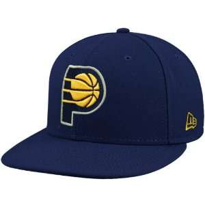  NBA New Era Indiana Pacers Navy Blue 59FIFTY Primary Logo 