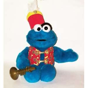 Trumpet Playing Singing Electronic Cookie Monster 18 Tall Plush (2000 