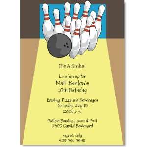  Bowling Strike Party Invitations Toys & Games