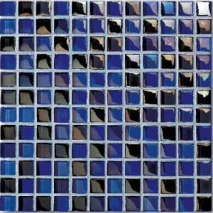  Casa Italia Metallica Mix Mosaic Blue Ceramic Tile