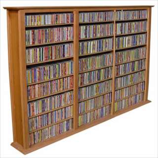 Venture Horizon Triple 50 CD DVD Wall Rack Media Storage 654775240323 