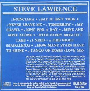 Steve Lawrence by Steve Lawrence   CD 012676059329  
