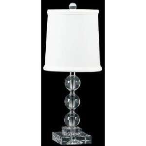   Lamp Works Crystal Estrella Mini Accent Table Lamp: Home Improvement