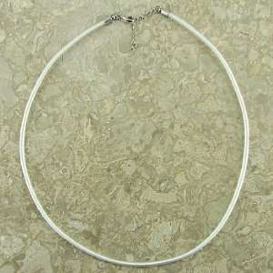  3mm white silk cord necklace 18 strand