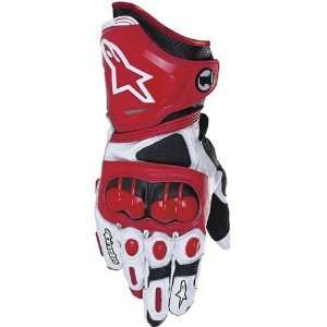 Alpinestars GP Pro Mens Leather Street Bike Motorcycle Gloves   Red 