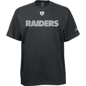  Mens Oakland Raiders Official Short Sleeve Sideline 