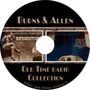 Burns and Allen {160} OTR Comedy Radio Shows on DVD  