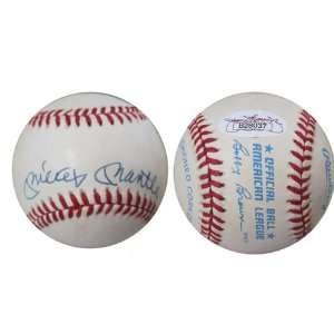  Mickey Mantle Autographed / Signed Baseball (JSA 