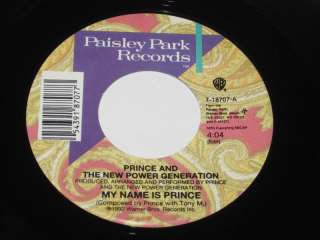 Prince 45 My Name Is Prince /Sexy Mutha SOUL FUNK HEAR  