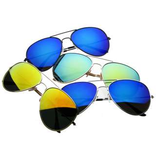 Four (4) Pack Lot of Mirrored Metal Aviator Sunglasses 2002 SALE 