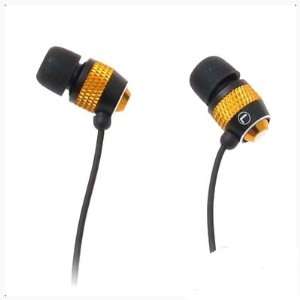   Earphones Headphones for /MP4   Shining Gold & Black Electronics