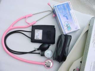 Stethoscope Single Head & Sphygmomanometer Pink Blue  