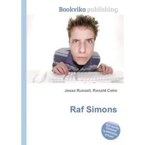  Raf Simons Ronald Cohn Jesse Russell Books