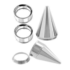   Steel Tunnels and Taper Set   Each Set Includes 2 Tunnels and 1 Taper