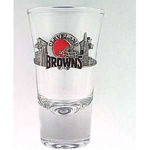  Cleveland Browns NFL Flared Shooter Glass Sports 