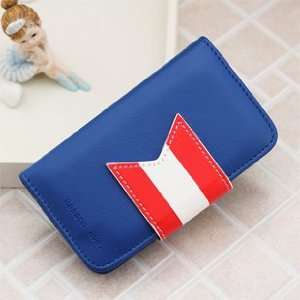  Korea Cute PU Leather Wallet Case Cover for iPhone4/4s 