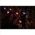  44252 Solar Butterfly Curtain Light Garland with Slow Color Changing 