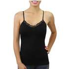 TBIS ToBeInStyle Padded Lace Cami Shirt   Black