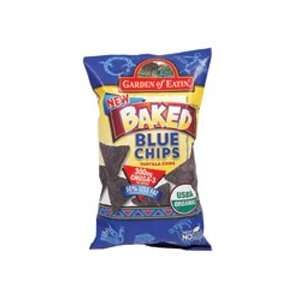 Garden Of Eatin Organic Blue Tortilla Chips; Baked 7 oz. (Pack of 12 