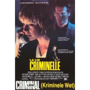  Criminal Law Movie Poster (11 x 17 Inches   28cm x 44cm) (1989 