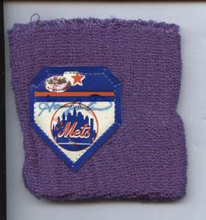 Gary Carter New York Mets Game Used Auto Bl Sweat Band  