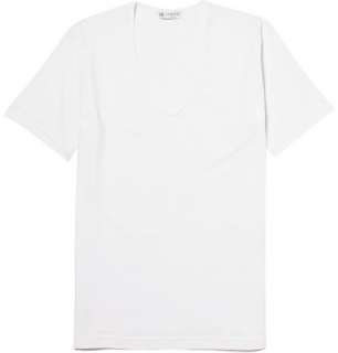  Clothing  Underwear  T shirts  V Neck Cotton T Shirt