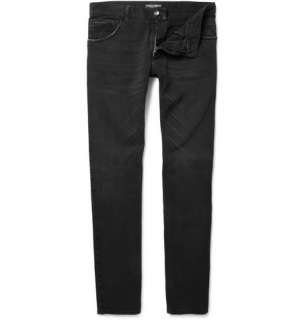   Clothing  Jeans  Straight jeans  Black Fit Tapered Jeans