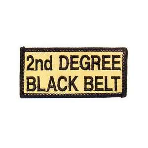  2nd Degree Black Belt Patch: Sports & Outdoors